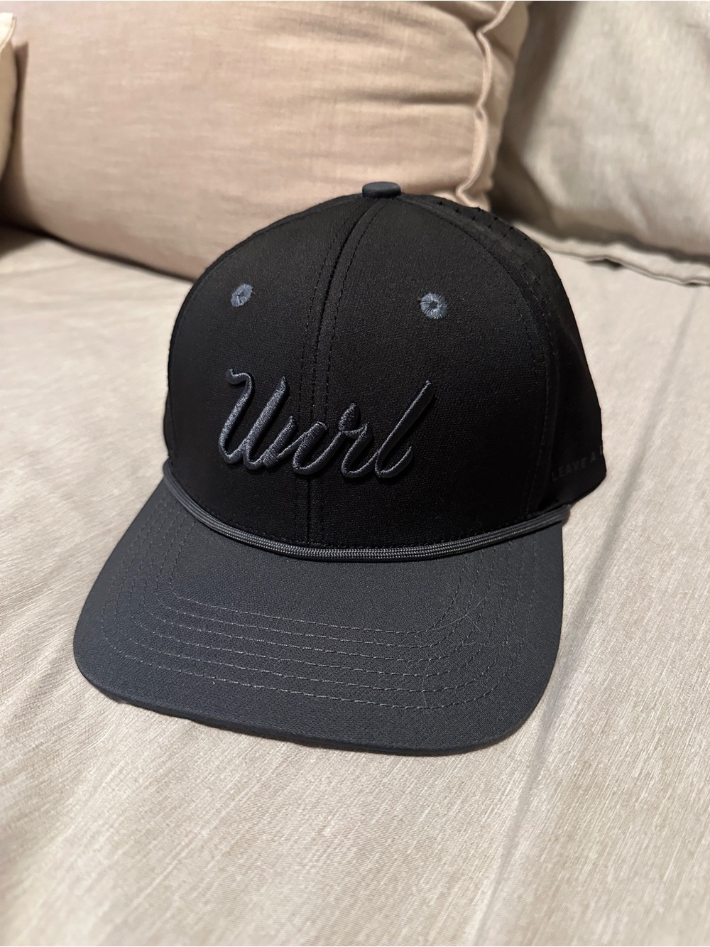 UNRL Script Weekender Mid-Pro Snapback Hat NWOT
